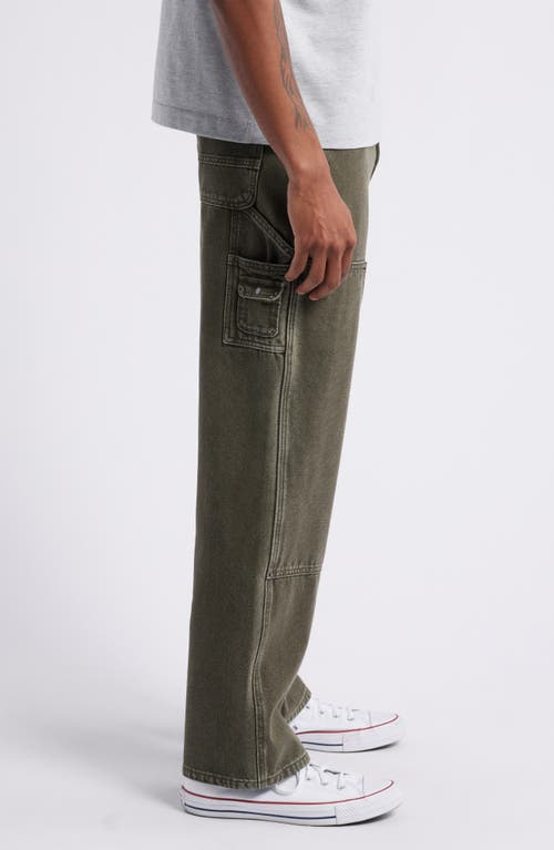 Elwood Relaxed Fit Denim Carpenter Pants In Forest