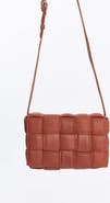 FURNIQ UK Hoxton Woven Suede Handbag