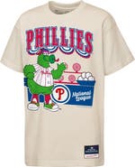 Mitchell & Ness Youth Mitchell & Ness Cream Philadelphia Phillies Step Back Up Mascot T-Shirt