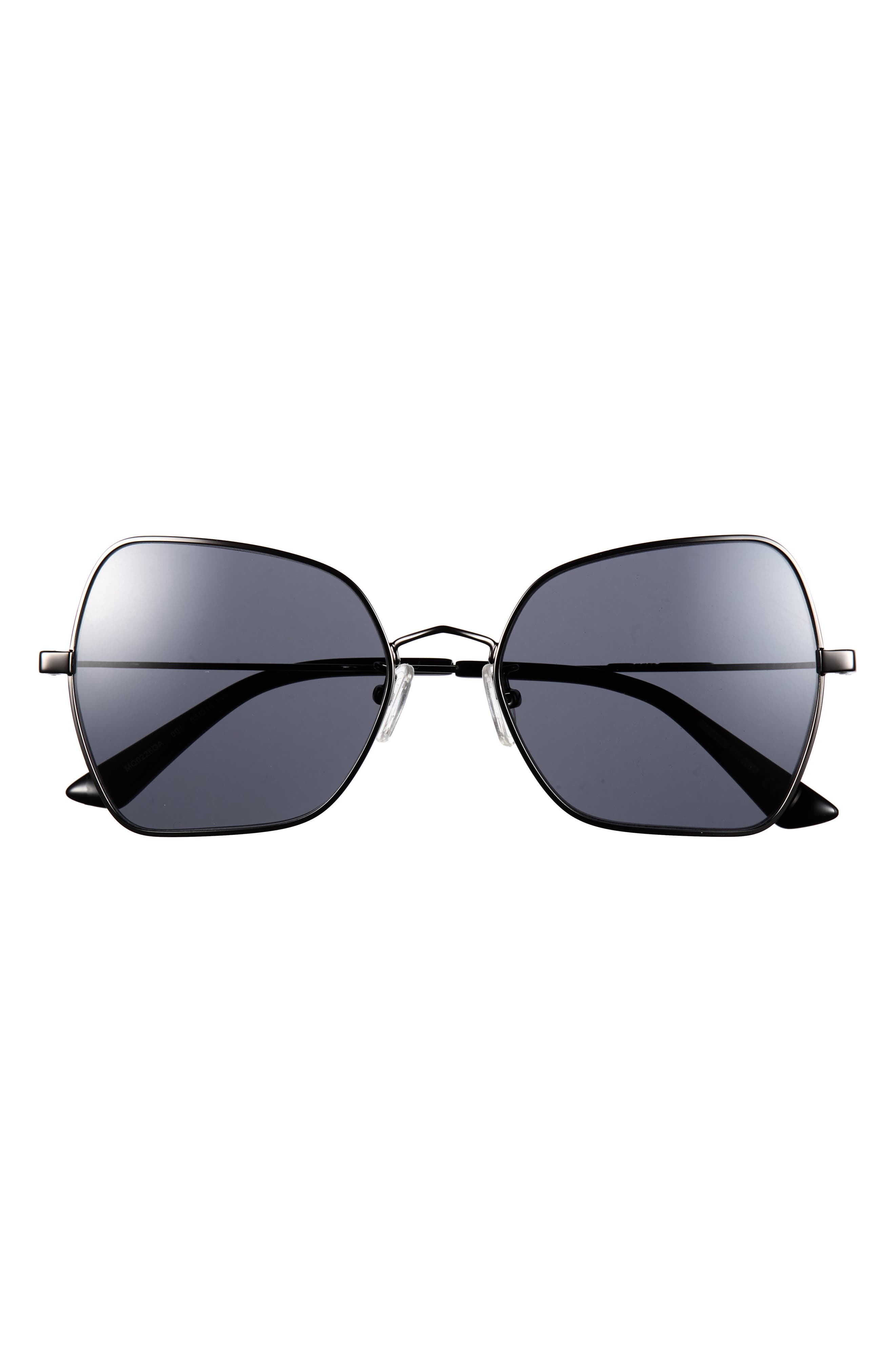 55mm Polarized Butterfly Sunglasses