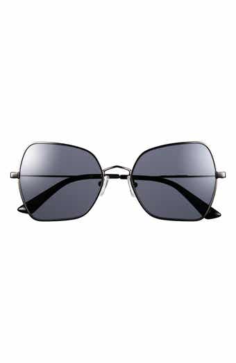 55mm Polarized Butterfly Sunglasses