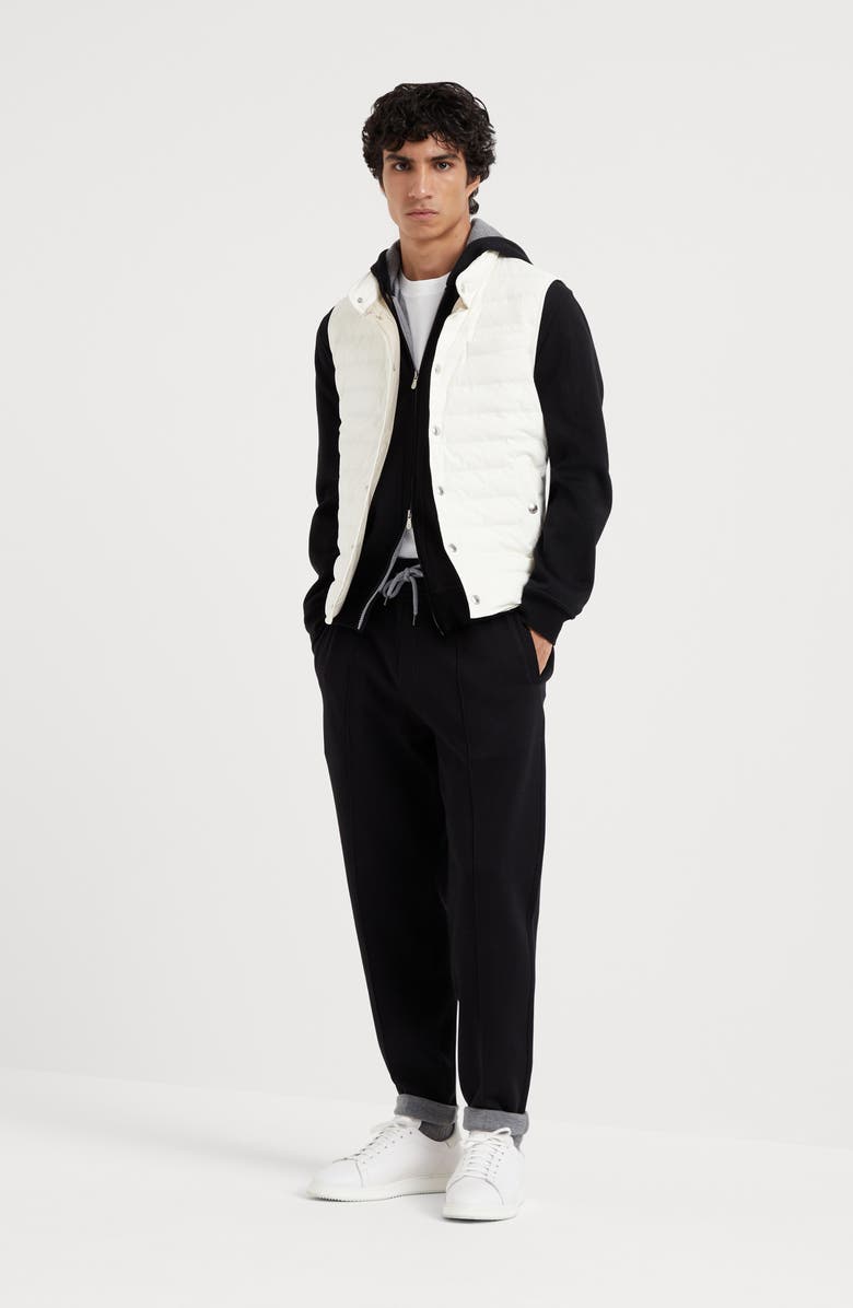 Brunello Cucinelli Trousers with crête, Alternate, color, 