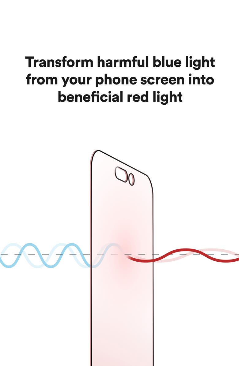 Bodyguardz Red Light Screen Protector for iPhone, Alternate, color, 