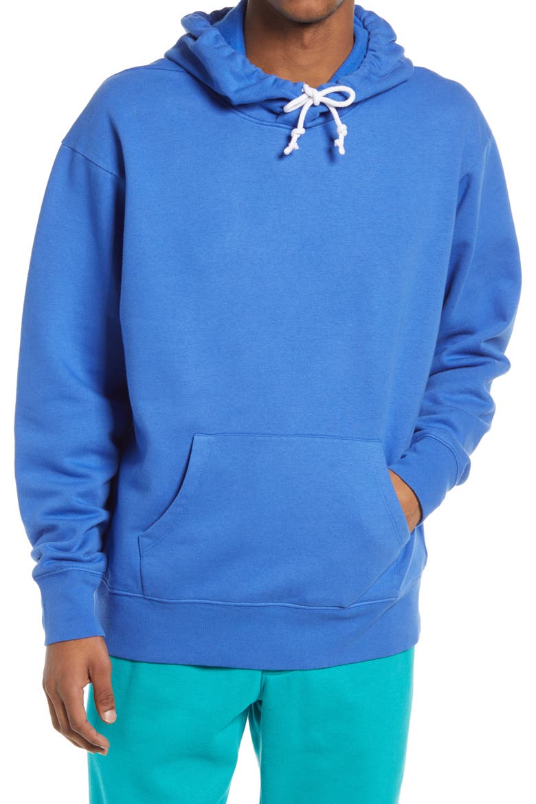 Fleece Hoodie, Main, color, BLUE DAZZLE