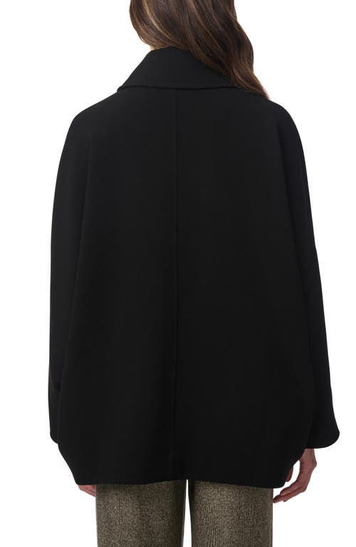 Bernardo Dolman Sleeve Oversize Jacket In Black