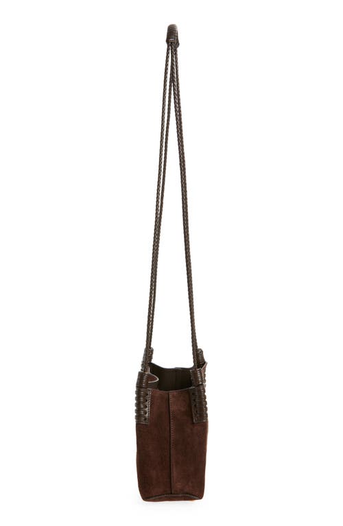 Etro , Mini Libra Tote Bag In Suede, Woman, Brown