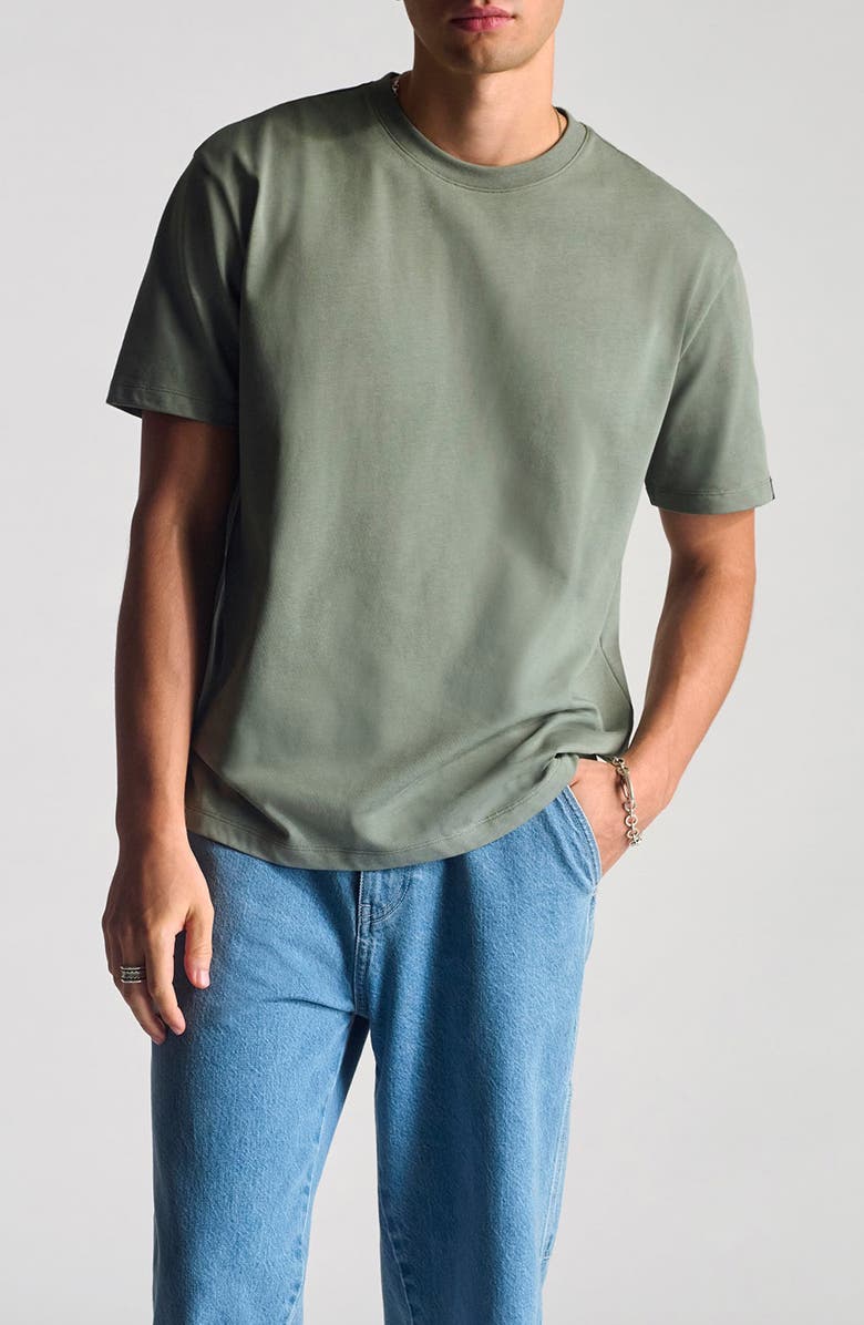Brooklyn Industries Basic Cotton T-Shirt, Main, color, Agave Green