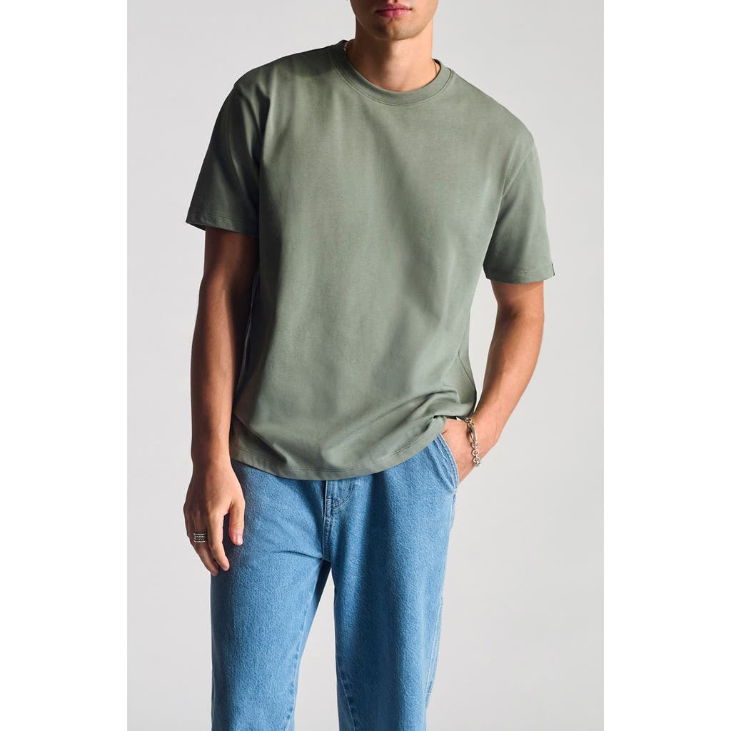 Brooklyn Industries Basic Cotton T-shirt In Green