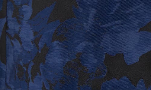 Kasper Plus Size Floral-jacquard Jacket In Blue