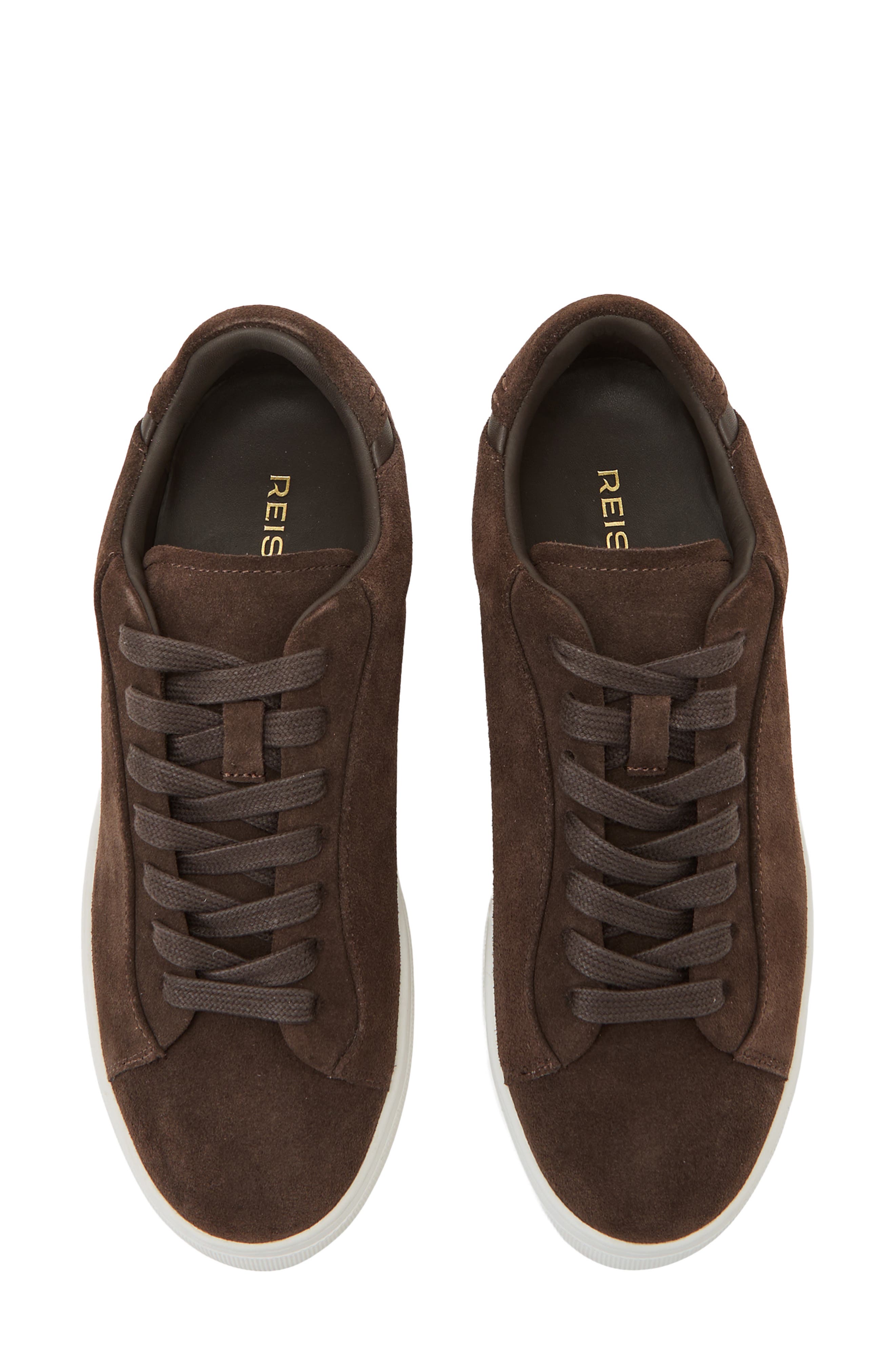Reiss Francesca Platform Sneaker, Alternate, color, Chocolate