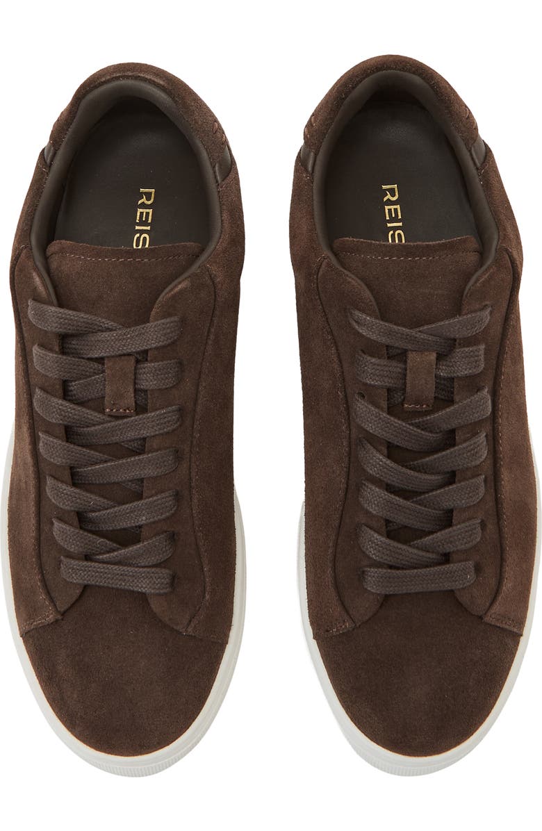 Reiss Francesca Platform Sneaker, Alternate, color, Chocolate