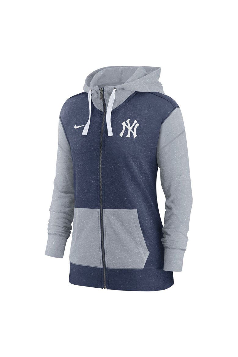 Women's Nike Navy New York Yankees Full-Zip Hoodie, Alternate, color, Navy