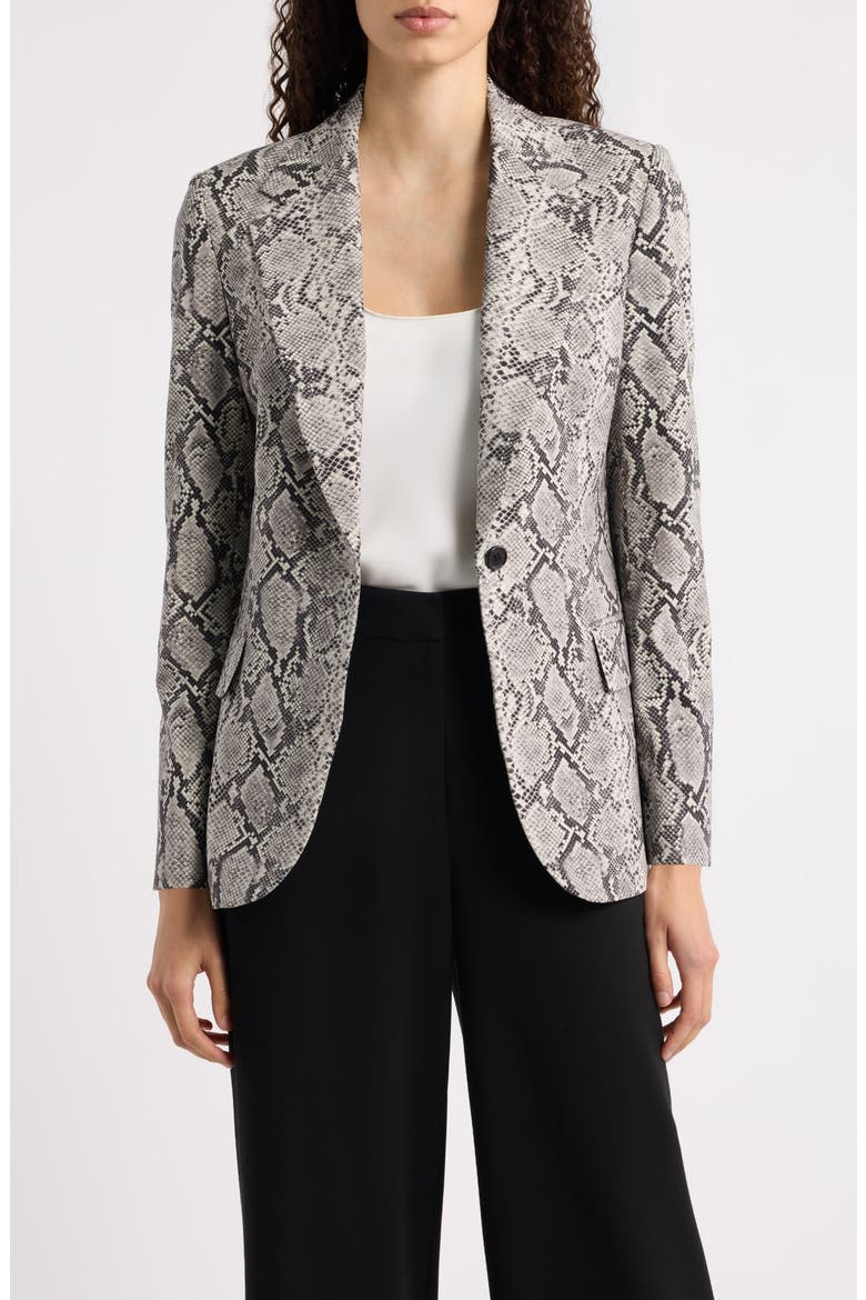 Lynnia Wool Blend Blazer, Main, color, LIGHT MULTI - C5F