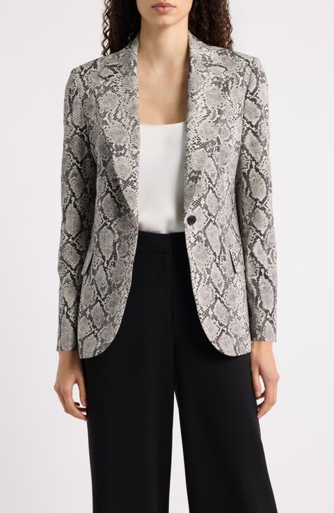 Lynnia Wool Blend Blazer