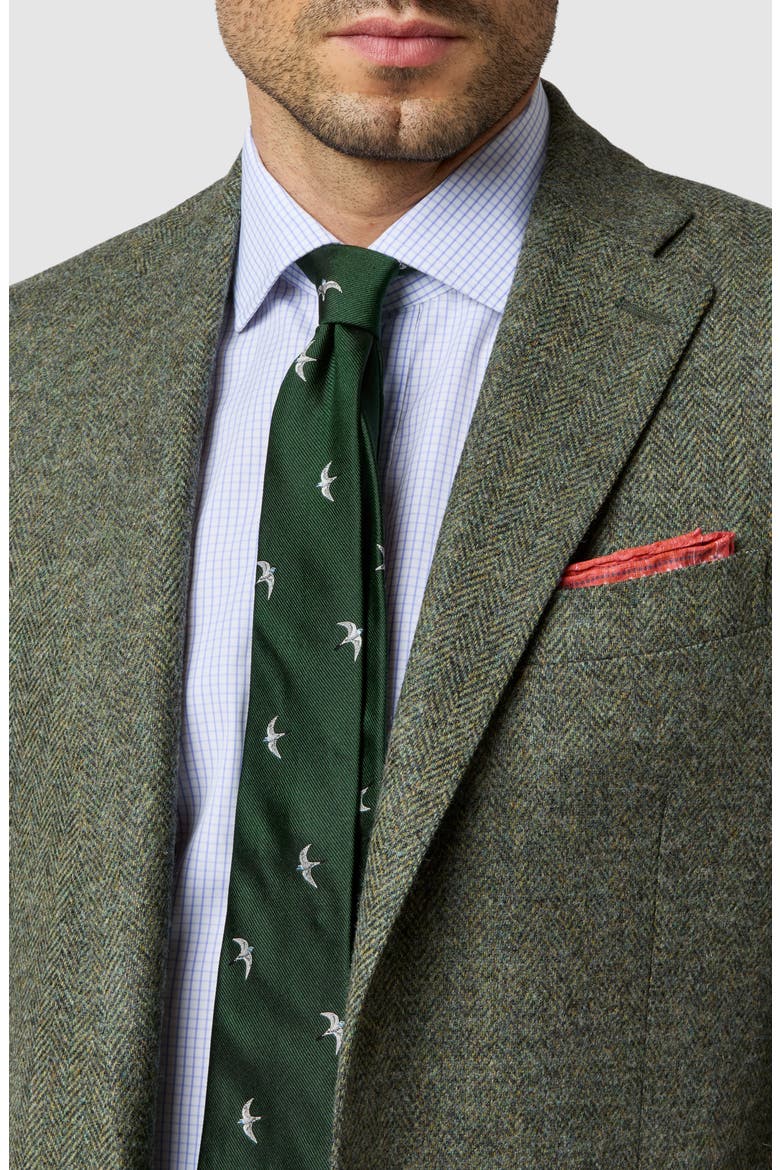 Kinkaid No. 3 Wool Jacket, Alternate, color, MOSS MIX HERRINGBONE TWEED