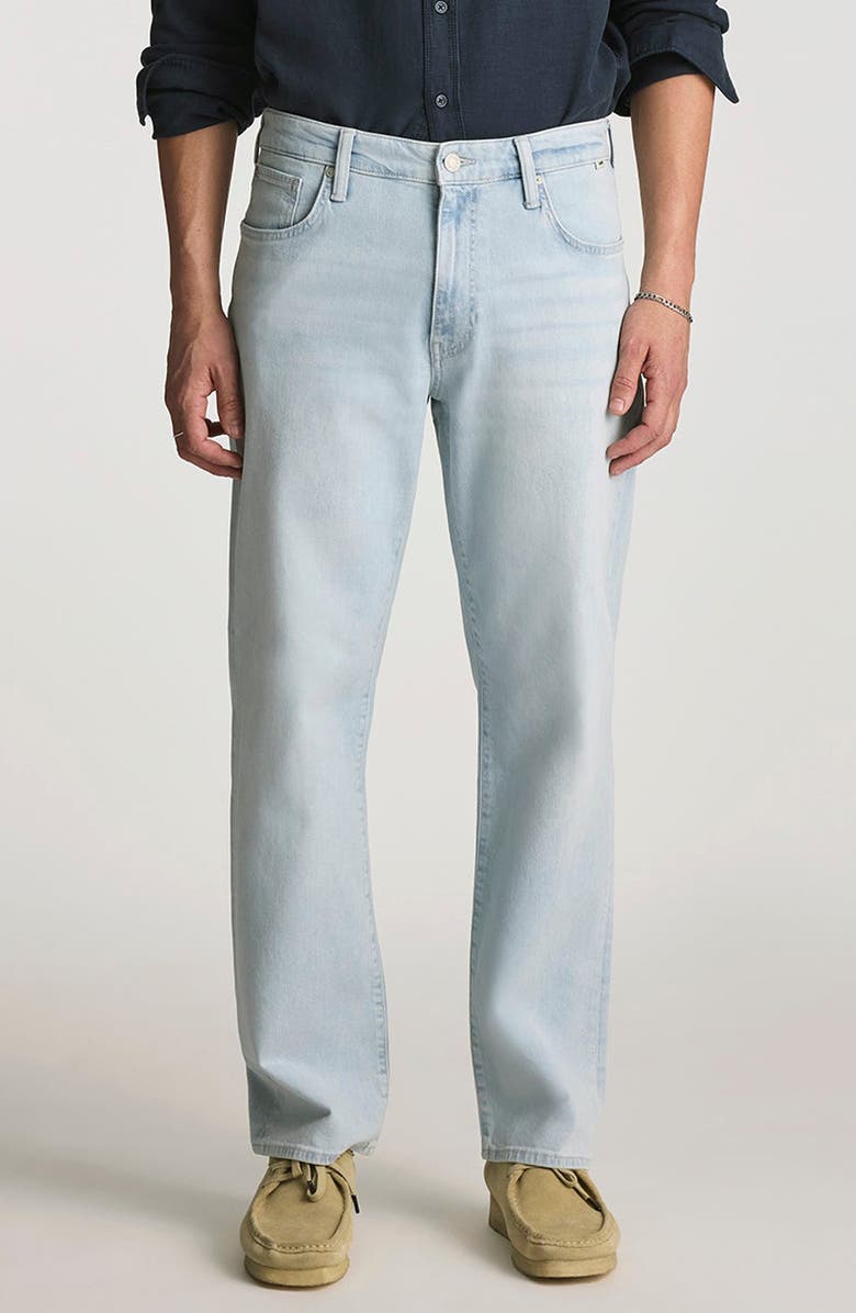 Mavi Jeans Marlon Relaxed Straight Leg Jeans, Main, color, Bleached Ocean Blue