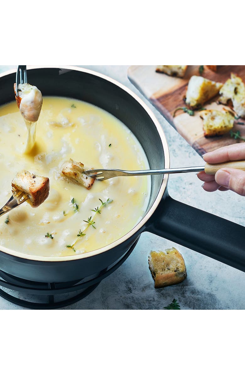 Emile Henry Flame Fondue Set, 2.6 Quart, Alternate, color, Charcoal