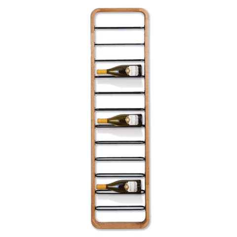 Hoxton 12-Bottle Wall Bottle Rack Display 59"