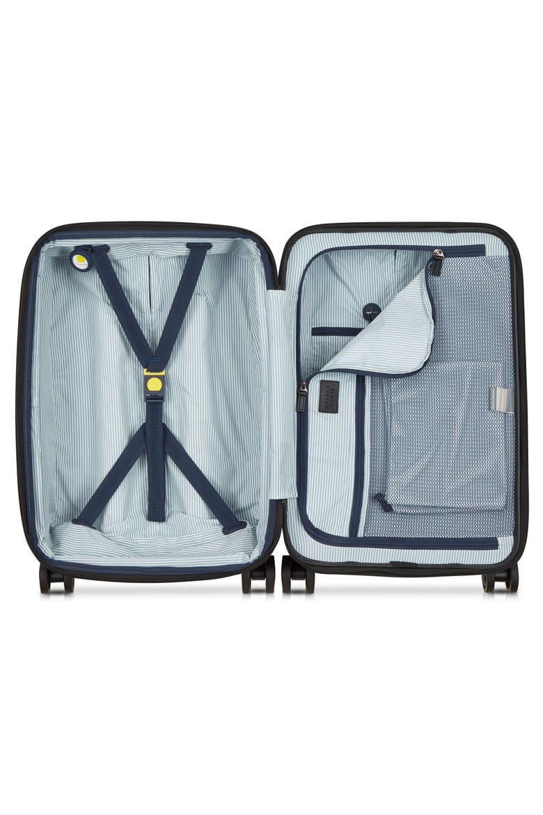 Cadence Hardside Expandable 20" Carry On Spinner Luggage, Alternate, color, Deep Black
