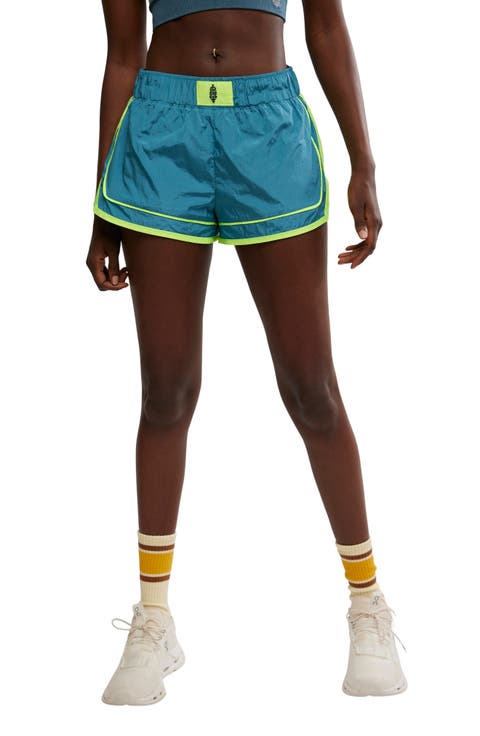 FP Movement Varsity Blues Water Resistant Athletic Shorts