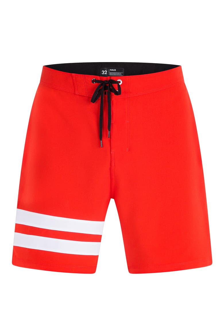 Block Party Board Shorts, Alternate, color, HABANERO