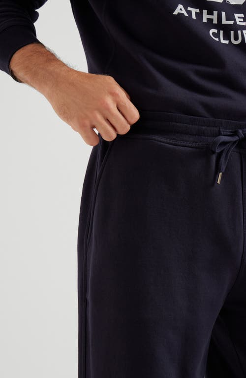 Brunello Cucinelli French Terry Trousers In Blue