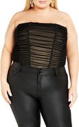 City Chic Maise Strapless Corset Top