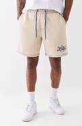 True Religion Buddha Contrast Fleece Shorts