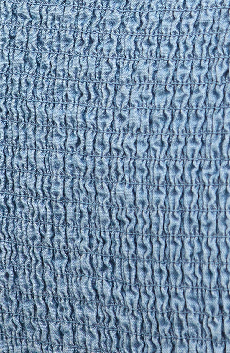 Barbour Josie Sleeveless Chambray Midi Dress, Alternate, color, Chambray