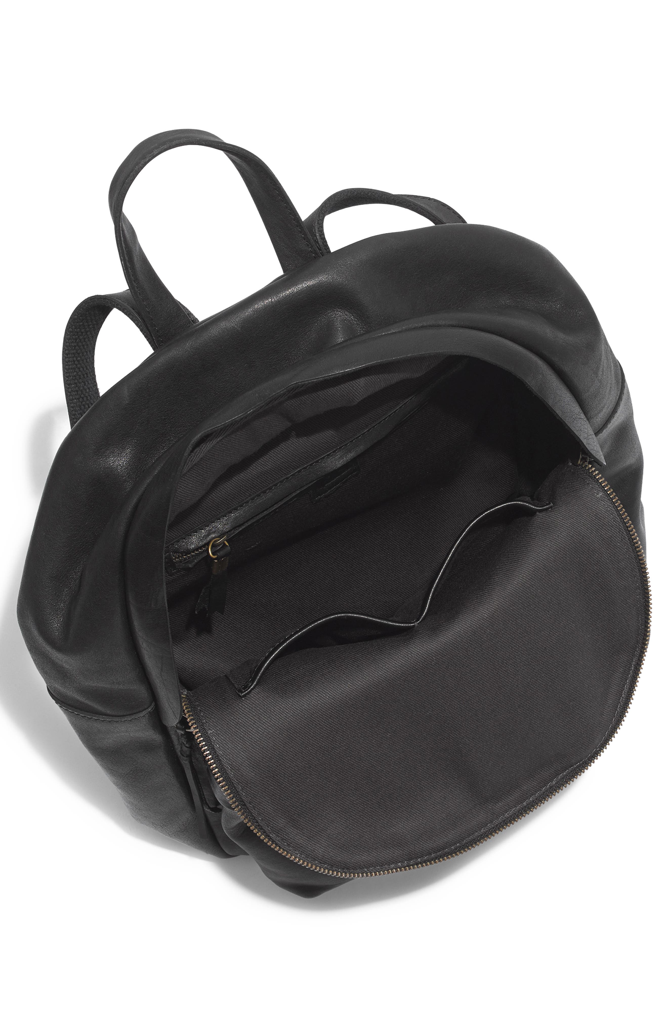 Madewell Lorimer Leather Backpack, Alternate, color, 