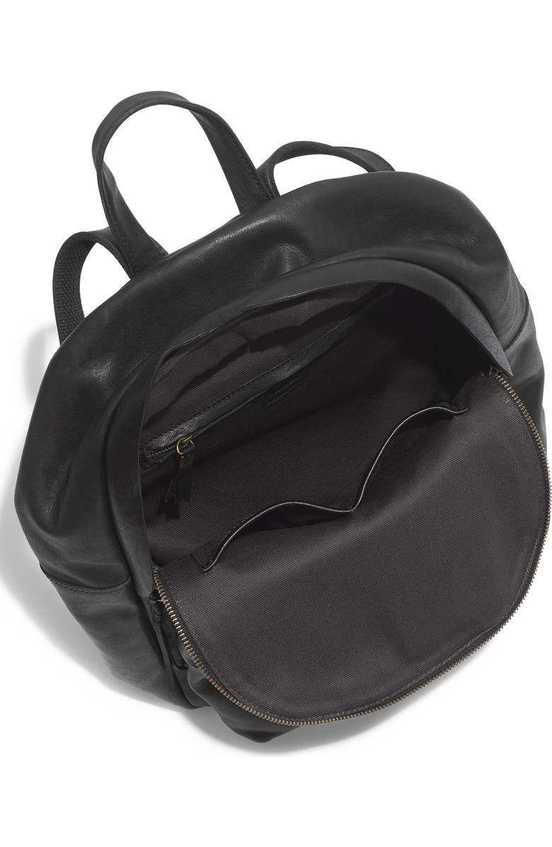 Madewell Lorimer Leather Backpack, Alternate, color,