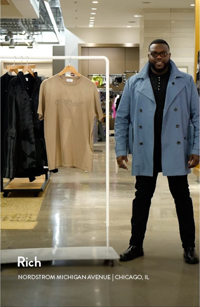 Laundry Slim Fit Logo Appliqué T-Shirt, sales video thumbnail