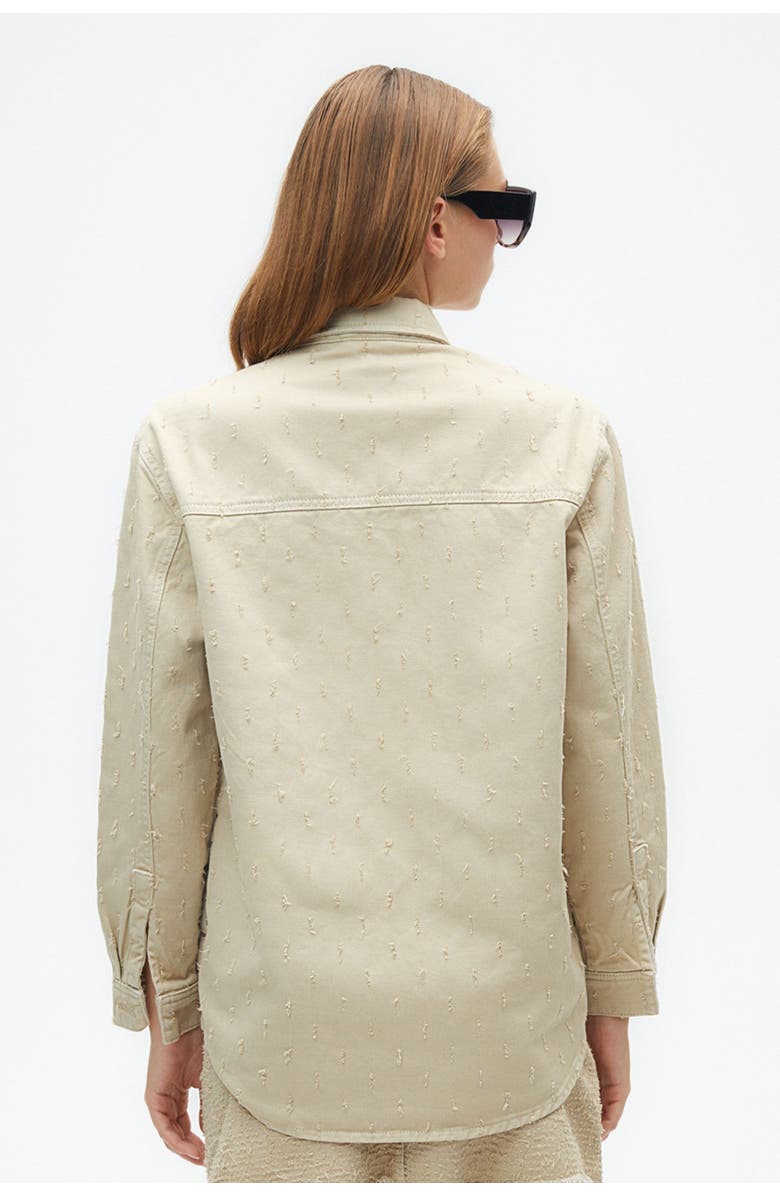 Nocturne Denim Shirt with Embroidered Accessories, Alternate, color,