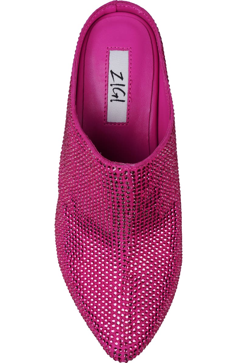 ZIGI Ziska Embellished Clog, Alternate, color, Fuchsia Suede