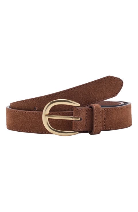 Suede Leather Belt