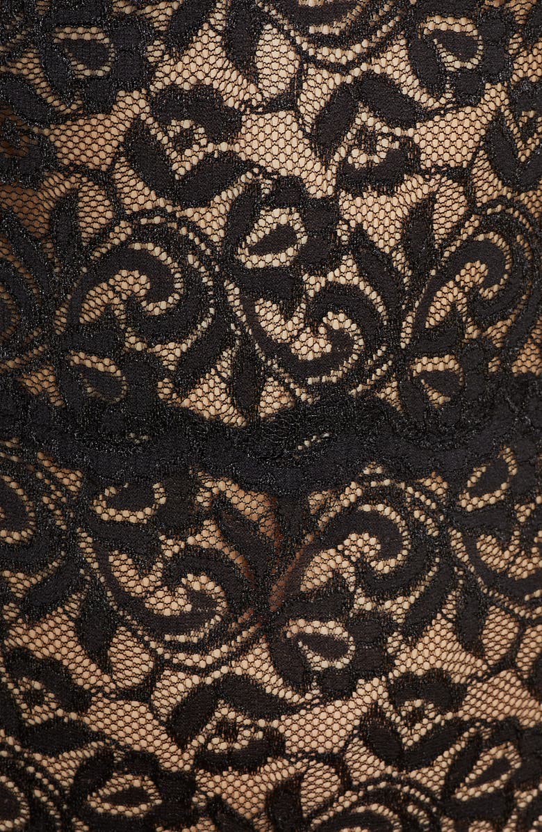 Oh La La Cheri Galloon Lace Teddy, Alternate, color,