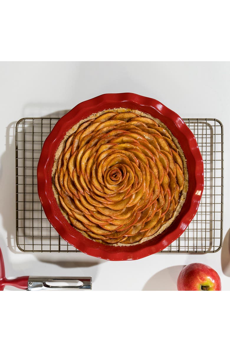 CUISIPRO 14 x 9.25-Inch Rectangular Steel Nonstick Cooling Rack, Alternate, color, Brown