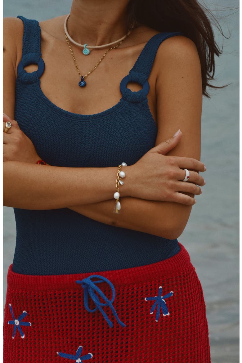 Goldie Ring, Alternate, color, Harbor