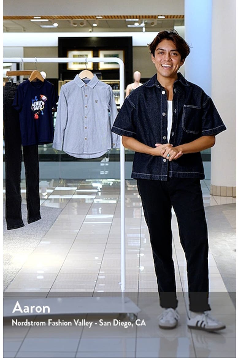 Kids' Stripe Oxford Button-Up Shirt video