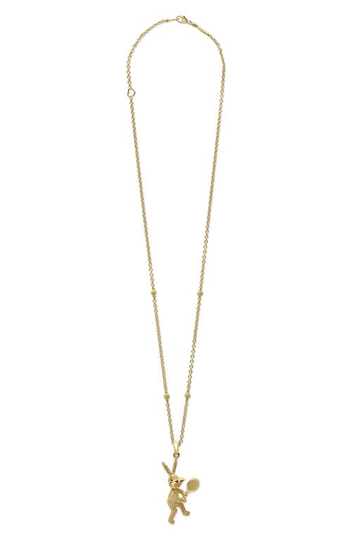 Lagos Rare Wonders Karat Tennis Pendant Necklace In Gold
