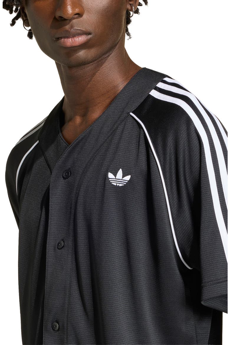Adicolor Baseball Jersey, Alternate, color, BLACK/ WHITE/