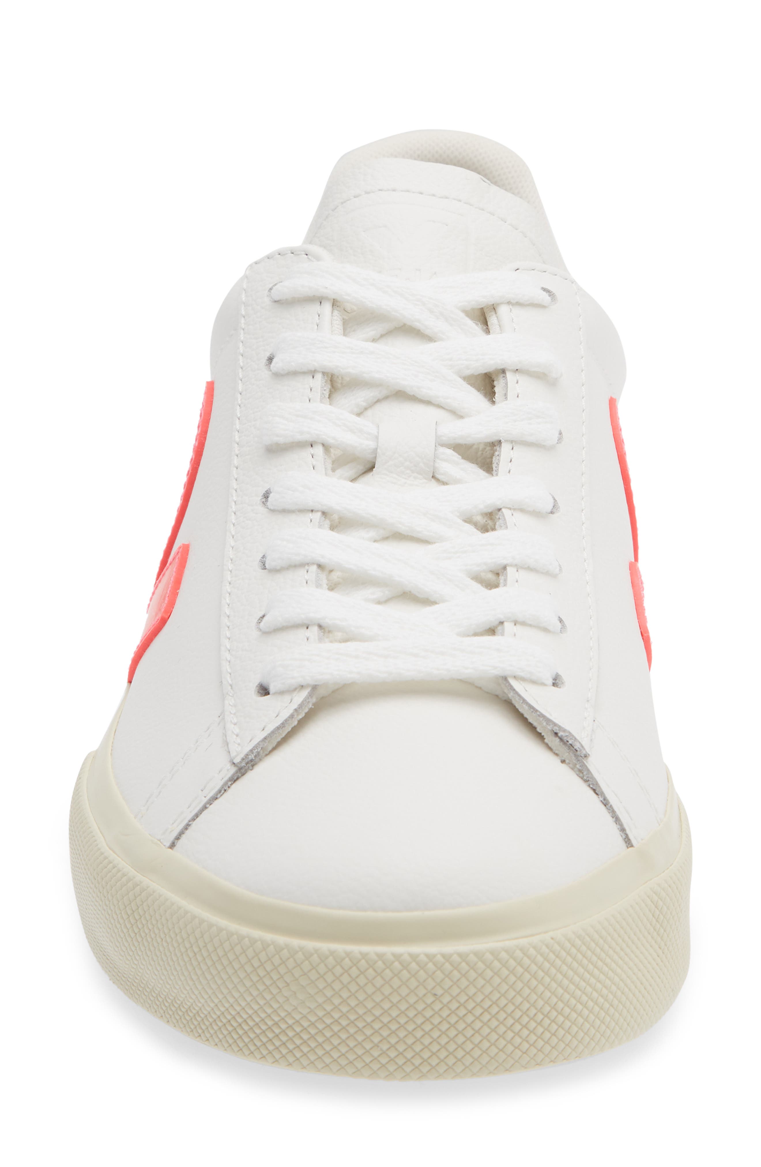 Veja Campo Sneaker, Alternate, color, White Rose-Fluo