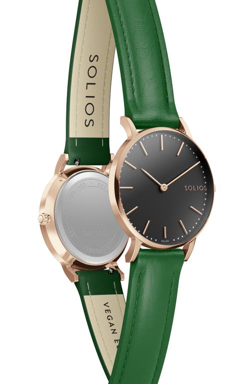 Solios Watches The Solar Classic | Black Dial