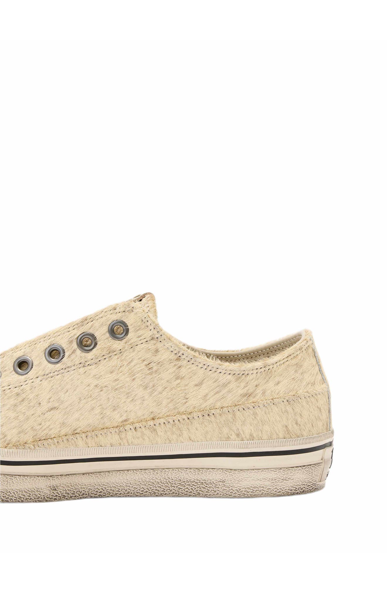 315 Vulc Laceless Low Calf Hair Sneaker, Alternate, color, HAZE GREY