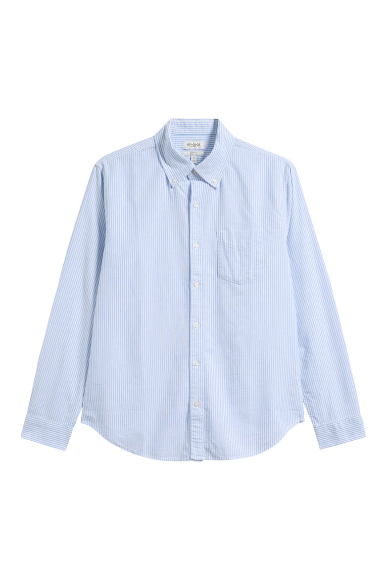 Everyday Oxford Shirt, Main, color, BLUE CLASSIC STRIPE