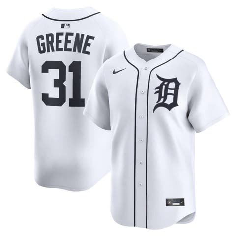 Men's Nike Riley Greene White Detroit Tigers Home Limited Player Jersey