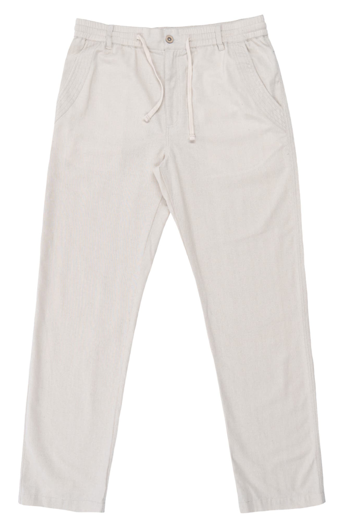 Linen & Cotton Blend Pants - image 4