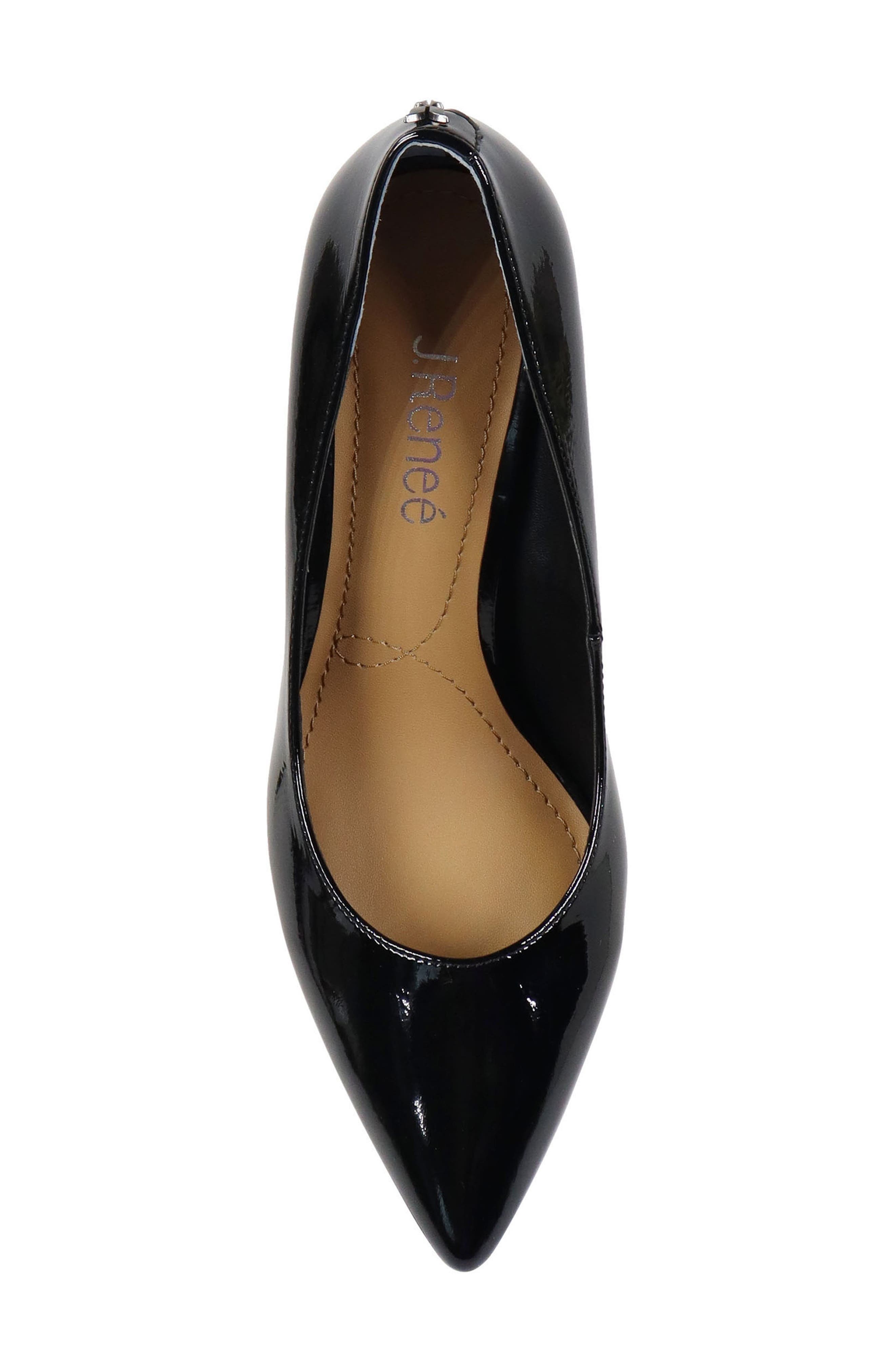 J. Reneé Kanan Pointed Toe Pump, Alternate, color, Black