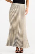 Brave+True Alias Pleated Maxi Skirt