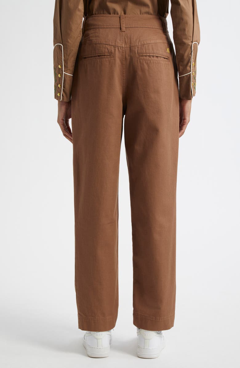 Melody Ehsani Country Western Straight Leg Carpenter Pants, Alternate, color, Brown